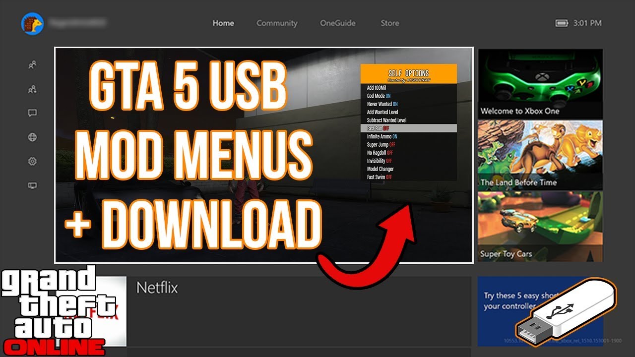 gta v ps4 mod menu download usb